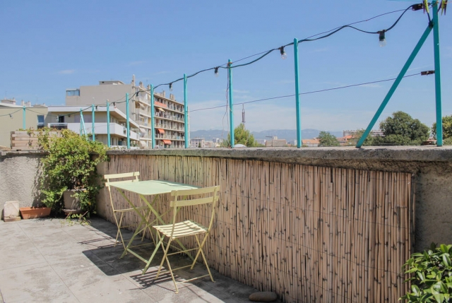 Marseille Penthouse Apartment (Airbnb): East Terrace